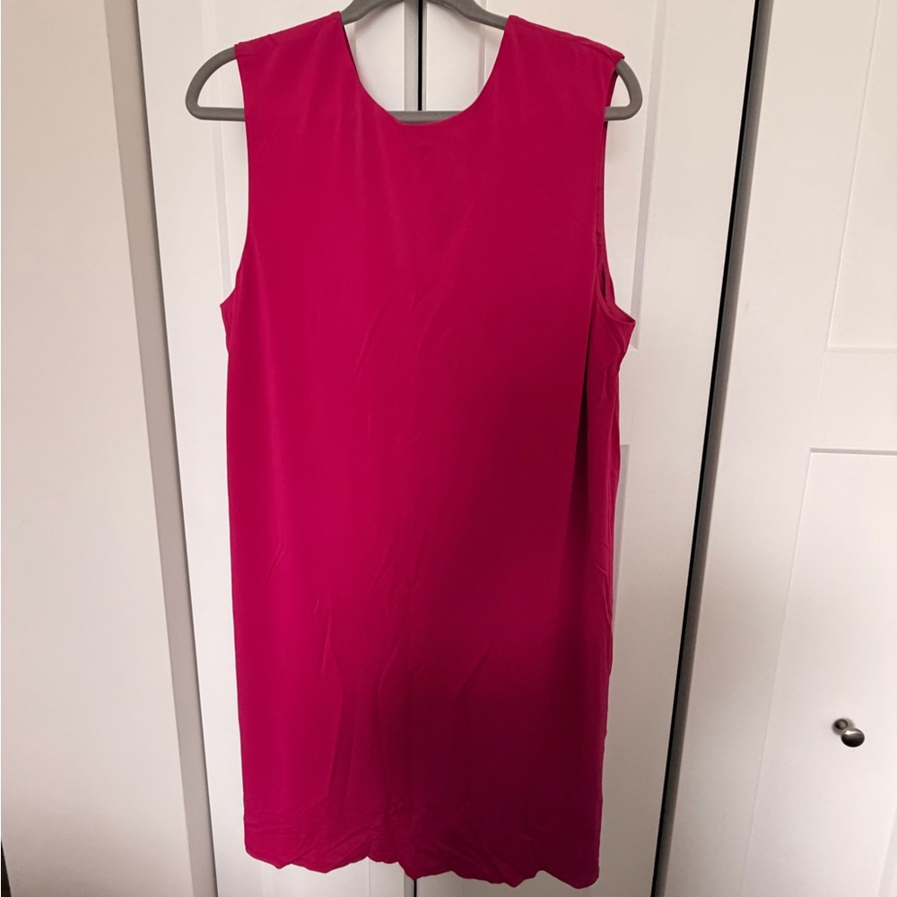 Helmut Lang Hot Pink shift dress; size L